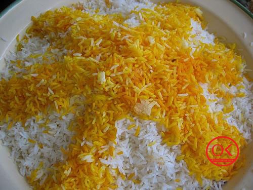 برنج زعفرانی– طرز تهیه و مواد لازم